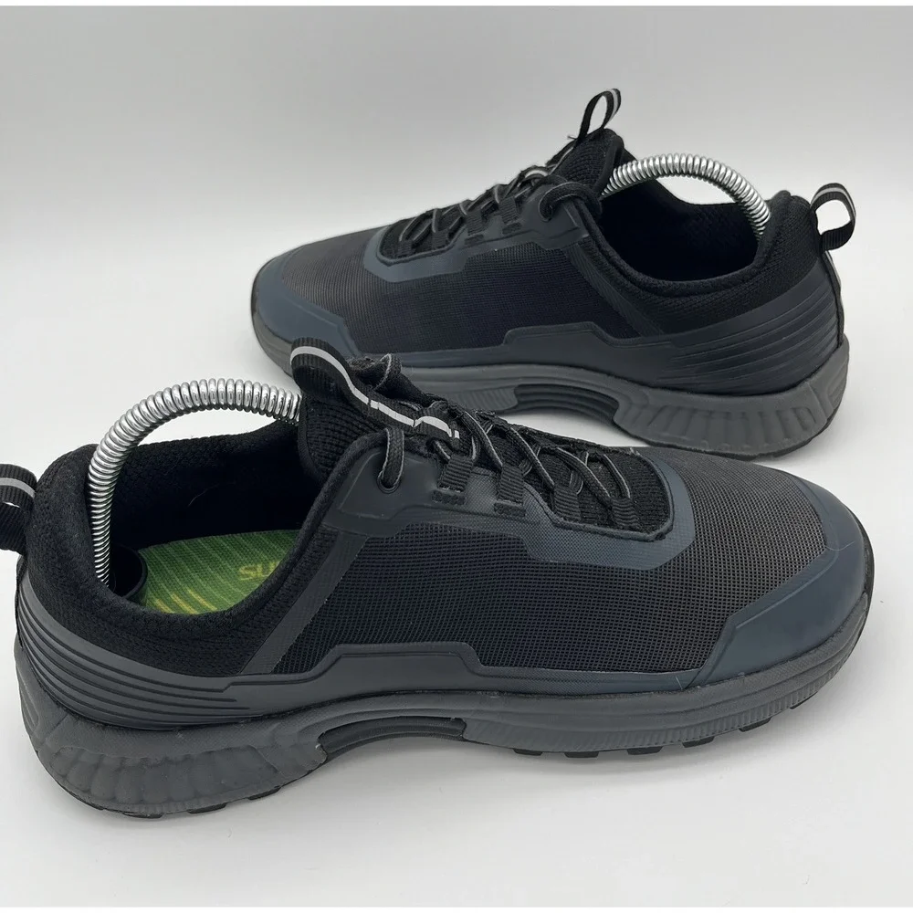 OrthoFeet Bristol Shoes Black All Terrain Walking Lugged-Women's Size 9 Wide